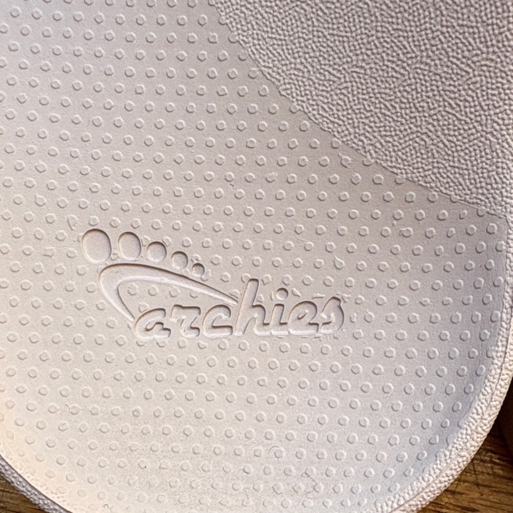 Archies Cream Slide Sandals - Picture 2 of 9